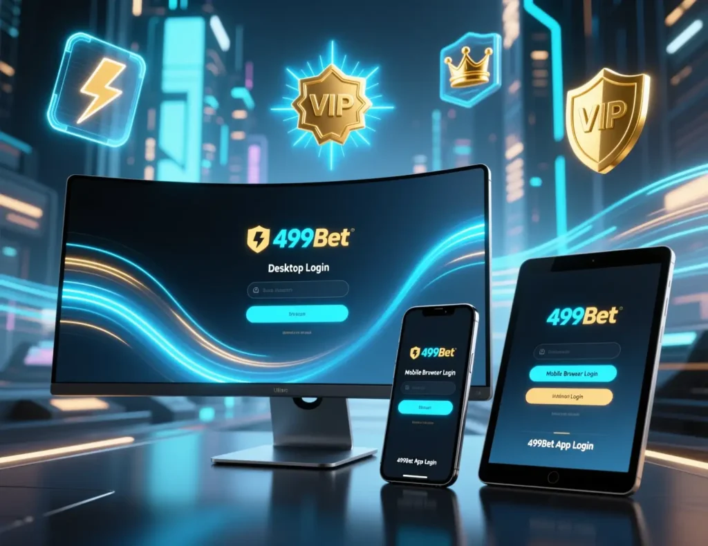 Login Options – Desktop & Mobile